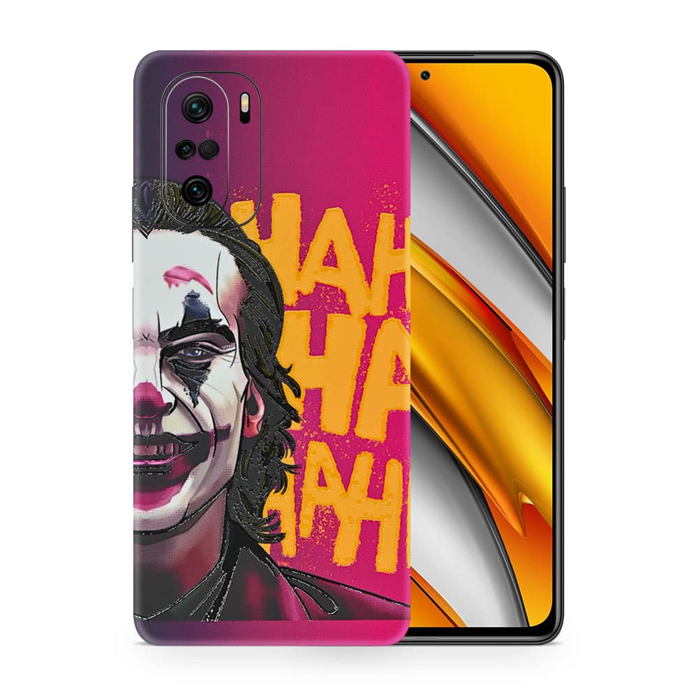 Poco f3 joker 3d skin wrapitskin