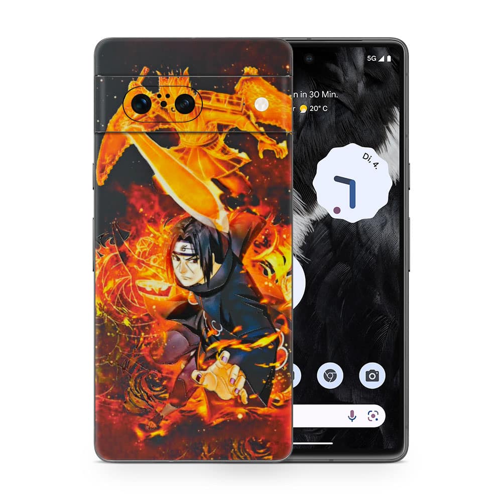 Pixel 7 itachi 3d skin wrapitskin