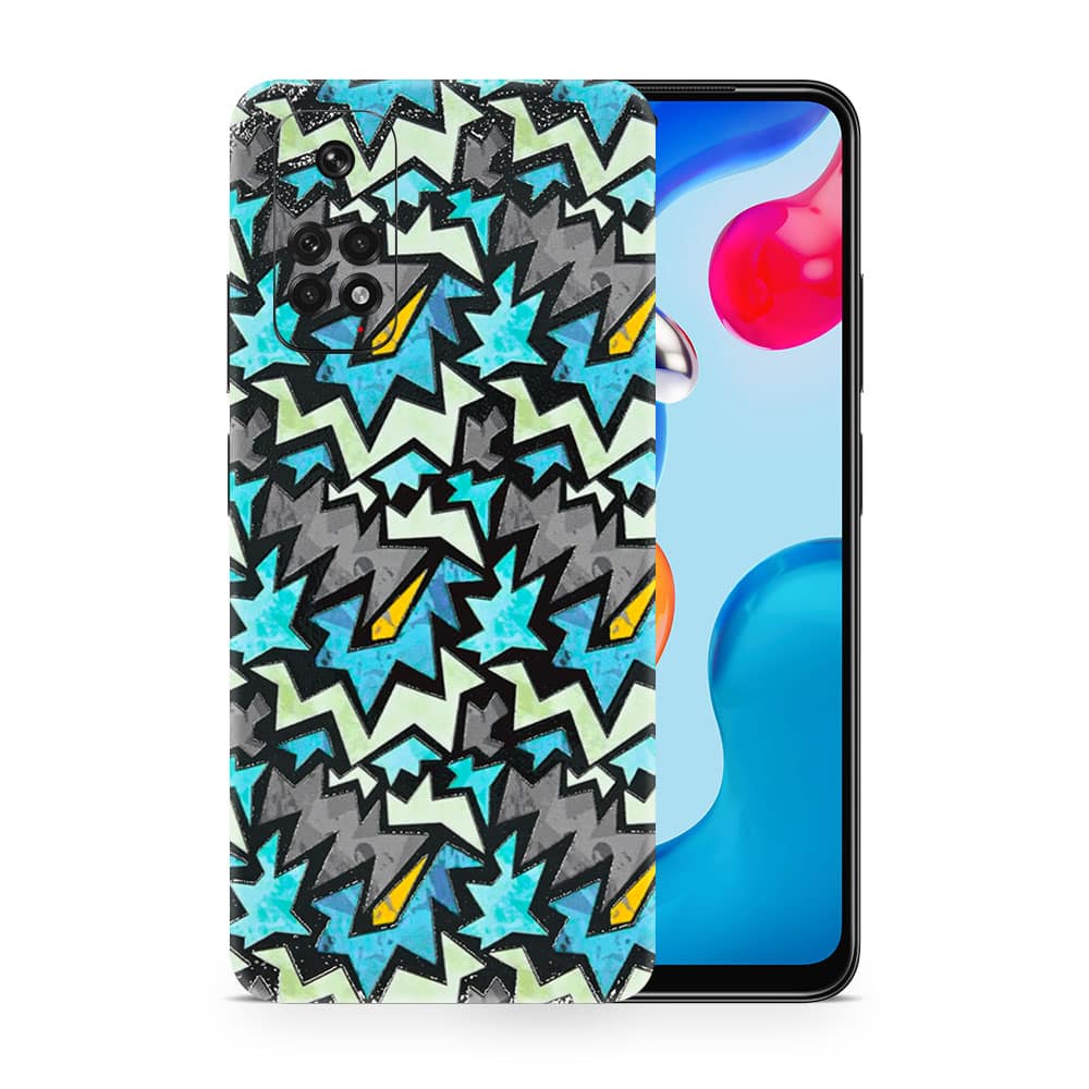 Redmi note 11 graffiti harmony 3d skin wrapitskin