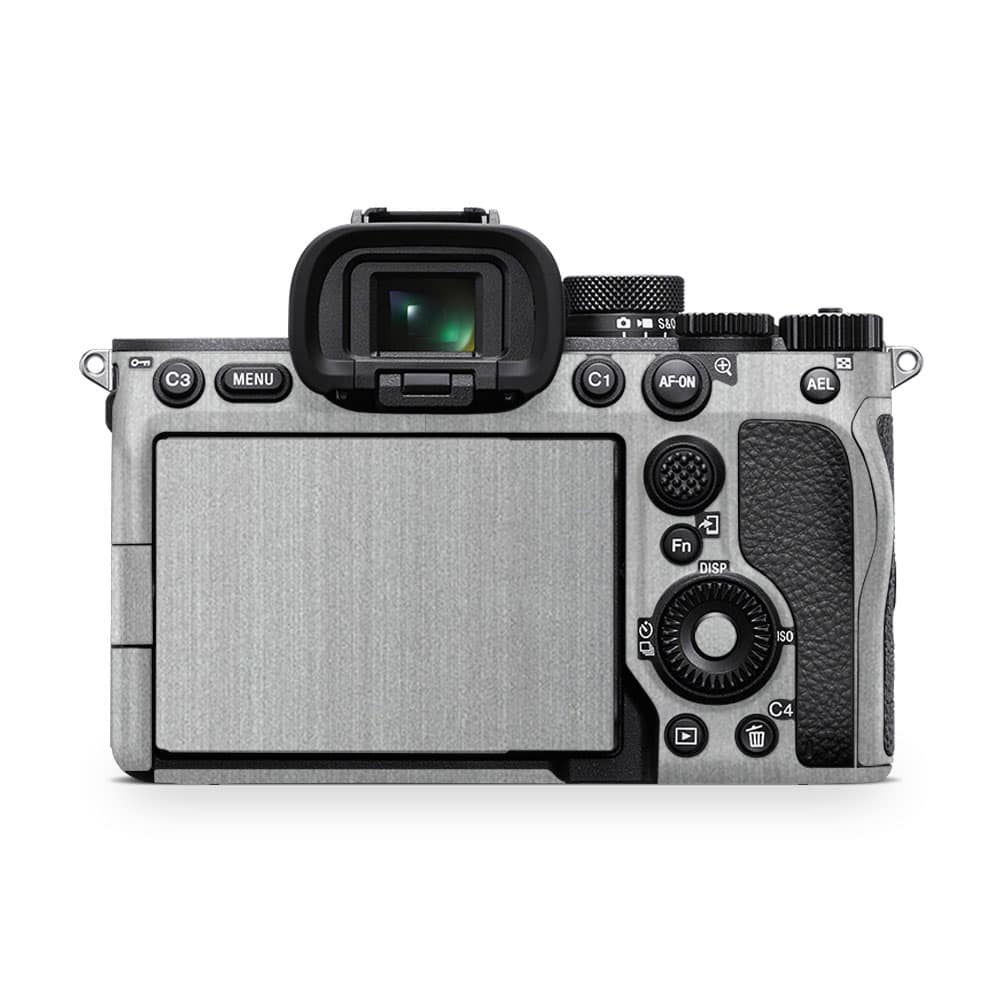 Sony alpha a7 iv camera steel bruhsed metal skin | wrapitskin
