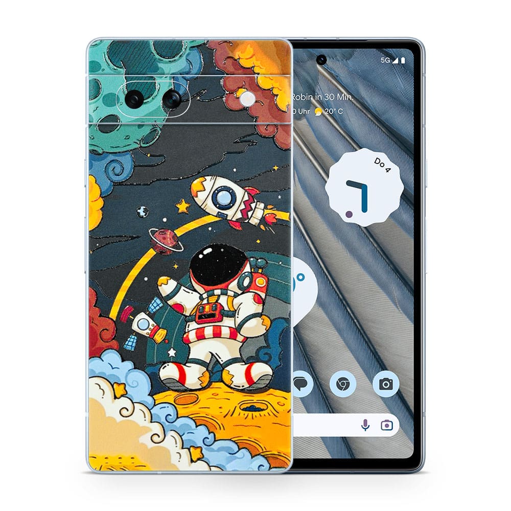 Pixel 7a flight planet 3d skin wrapitskin