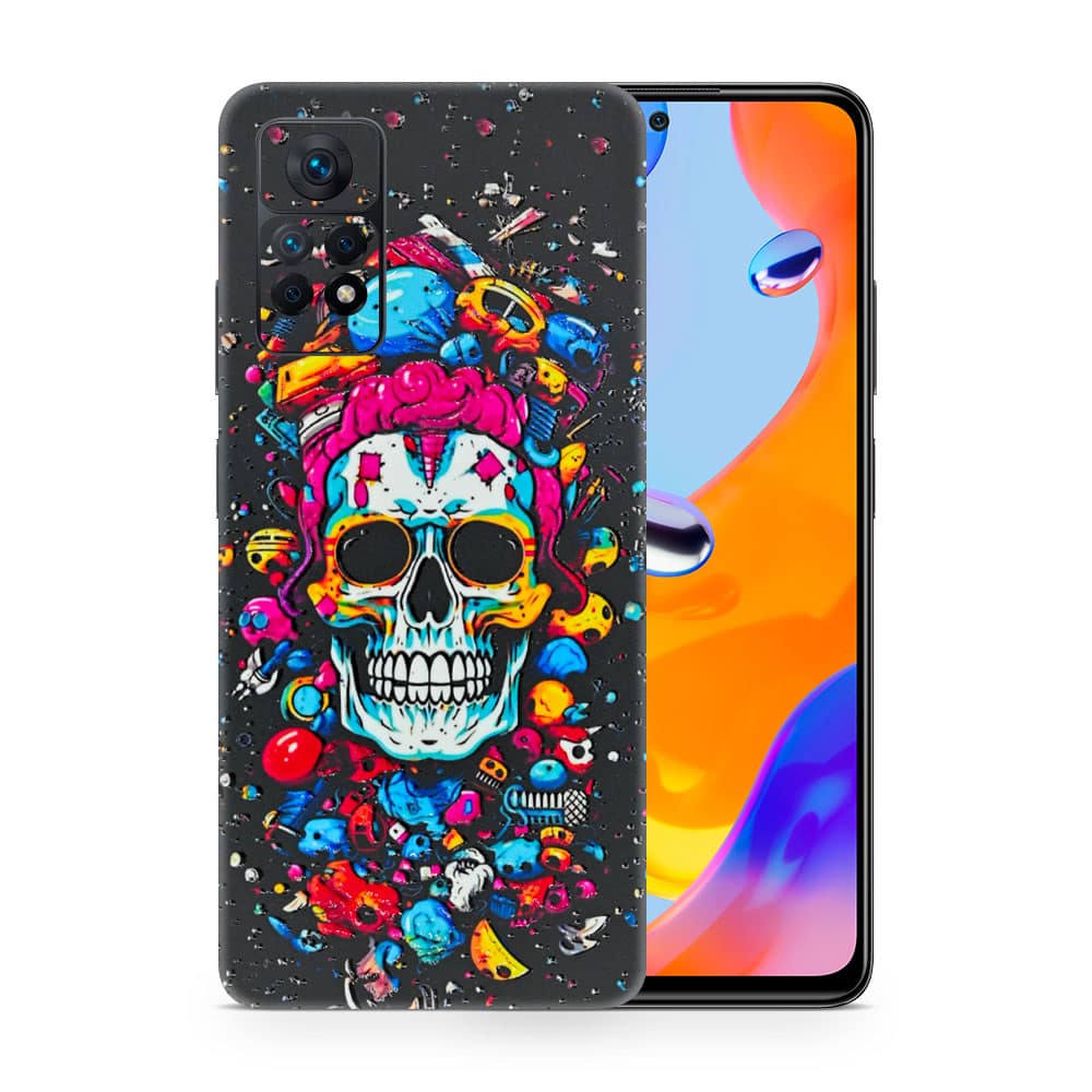 Redmi note 11 pro skull 3d skin wrapitskin