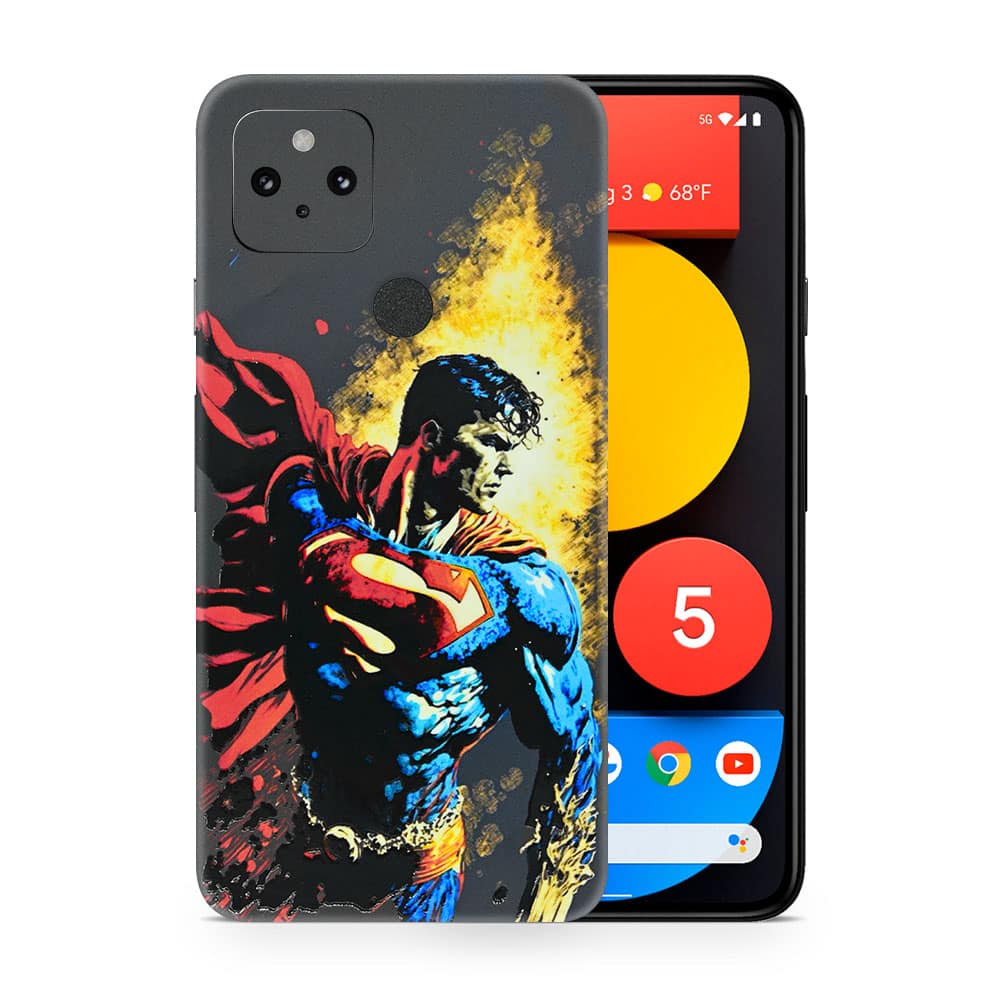 Pixel 5 superman comic 3d skin wrapitskin