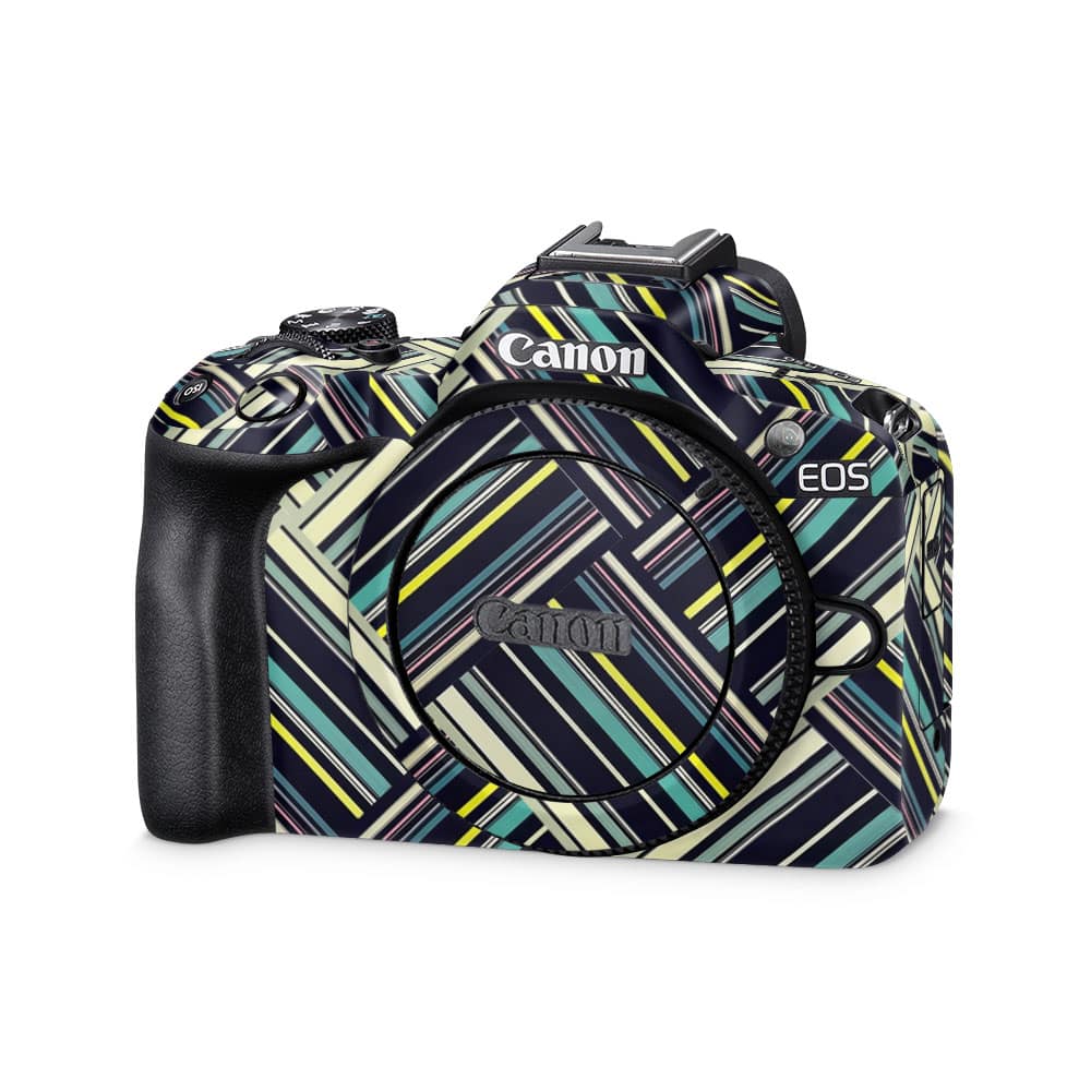 Canon eos r50 striped abstract skin wrapitskin