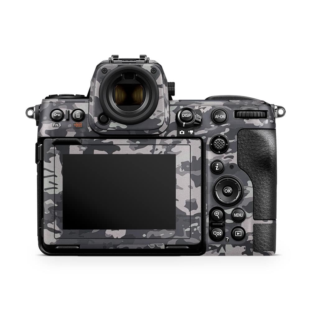 Nikon z8 mirrorless camera field camo skin | wrapitskin