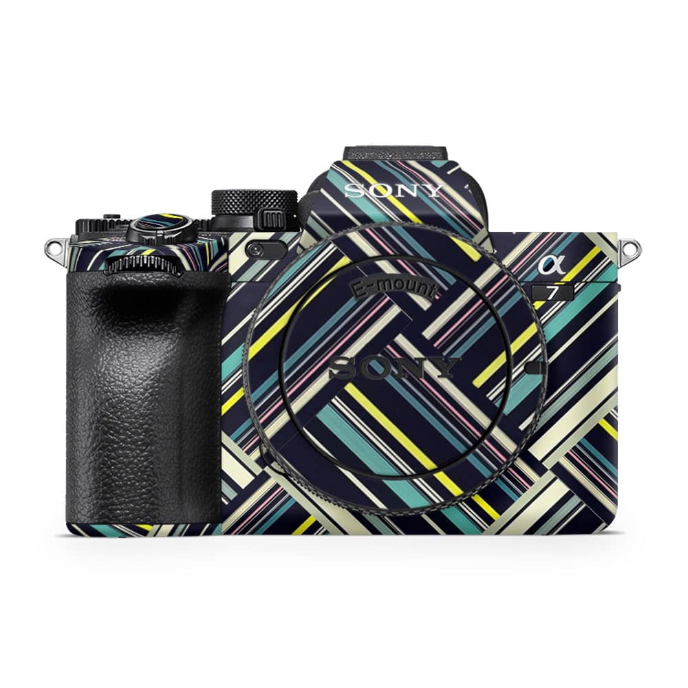 Sony alpha a7 iv striped abstract skin wrapitskin