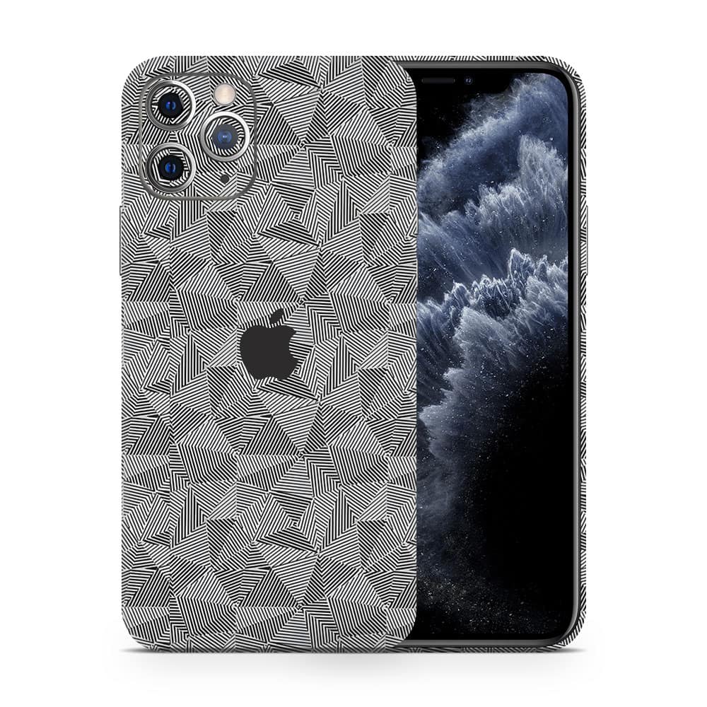 Iphone 11 pro carbon triangle series wrapitskin