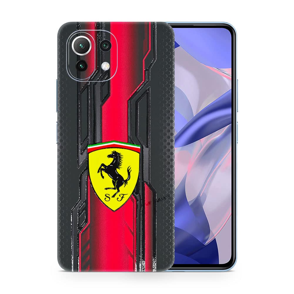Mi 11 lite 5g ne ferrari's legacy 3d skin wrapitskin