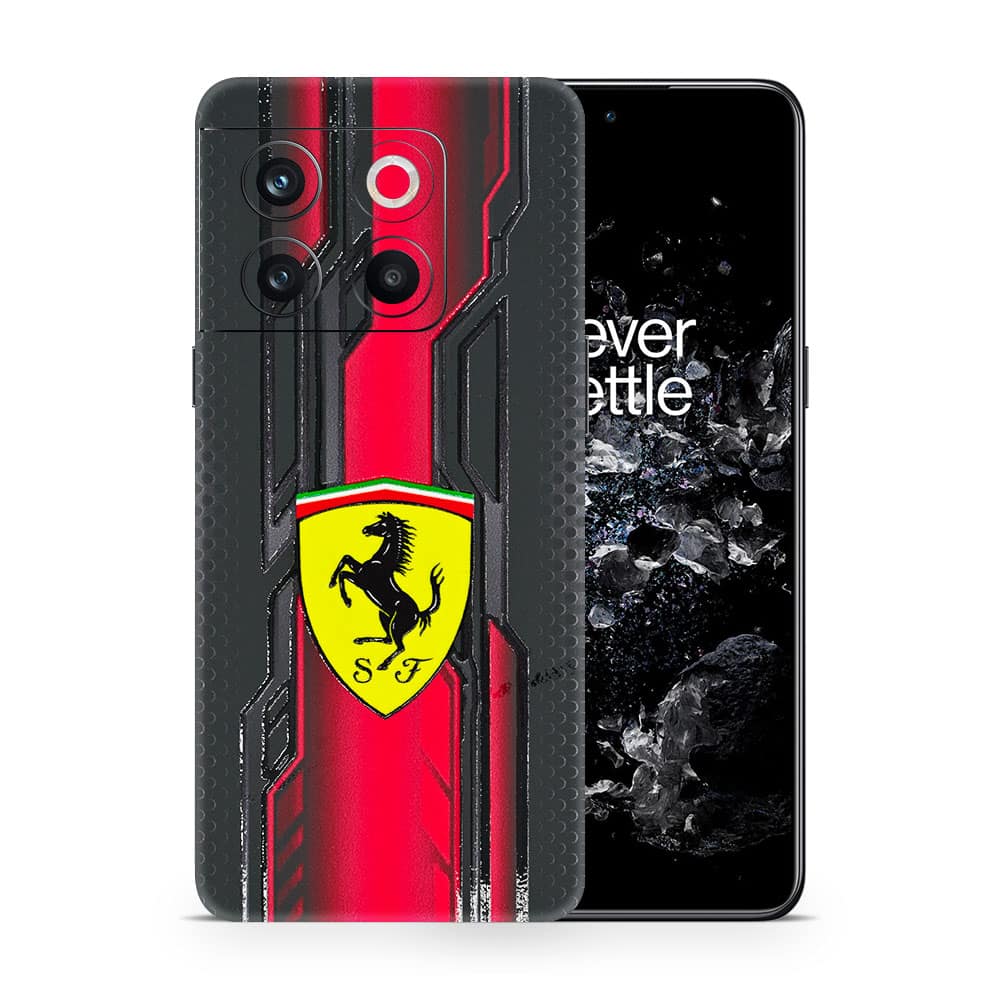 Oneplus 10t ferrari's legacy 3d skin wrapitskin