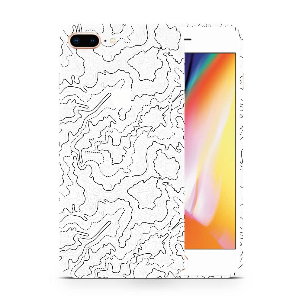 Iphone 8 plus carbon contour series wrapitskin