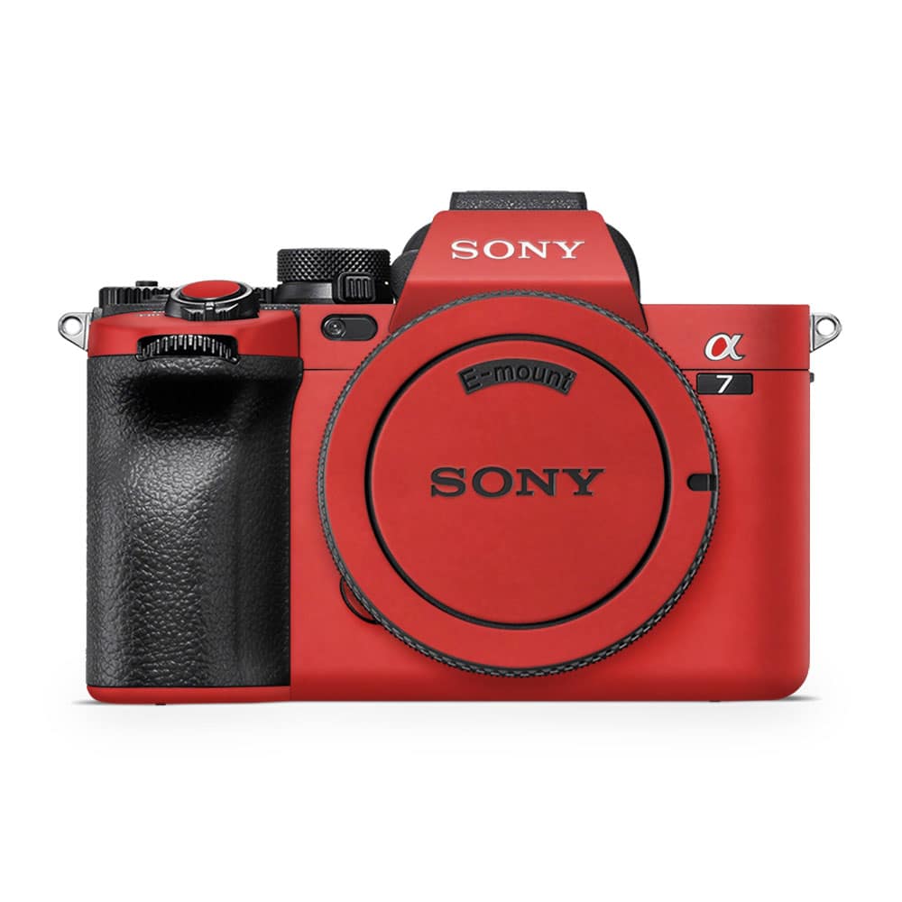 Sony alpha a7 iv matte red skin wrapitskin