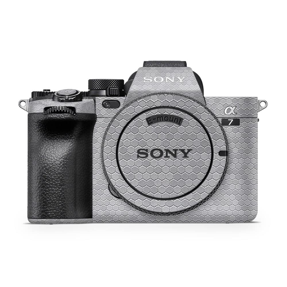 Sony alpha a7 iv honeycomb silver skin wrapitskin