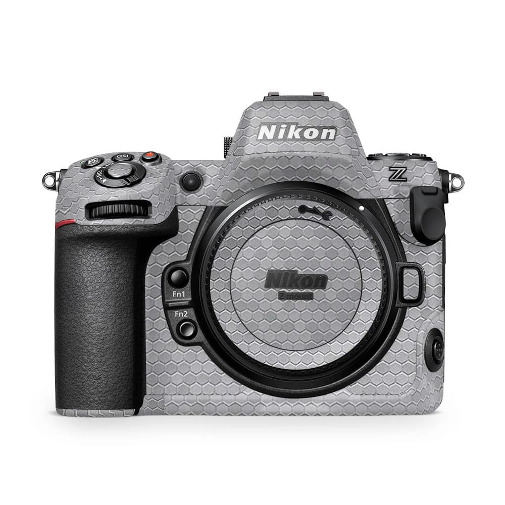 Nikon z8 mirrorless honeycomb silver skin wrapitskin