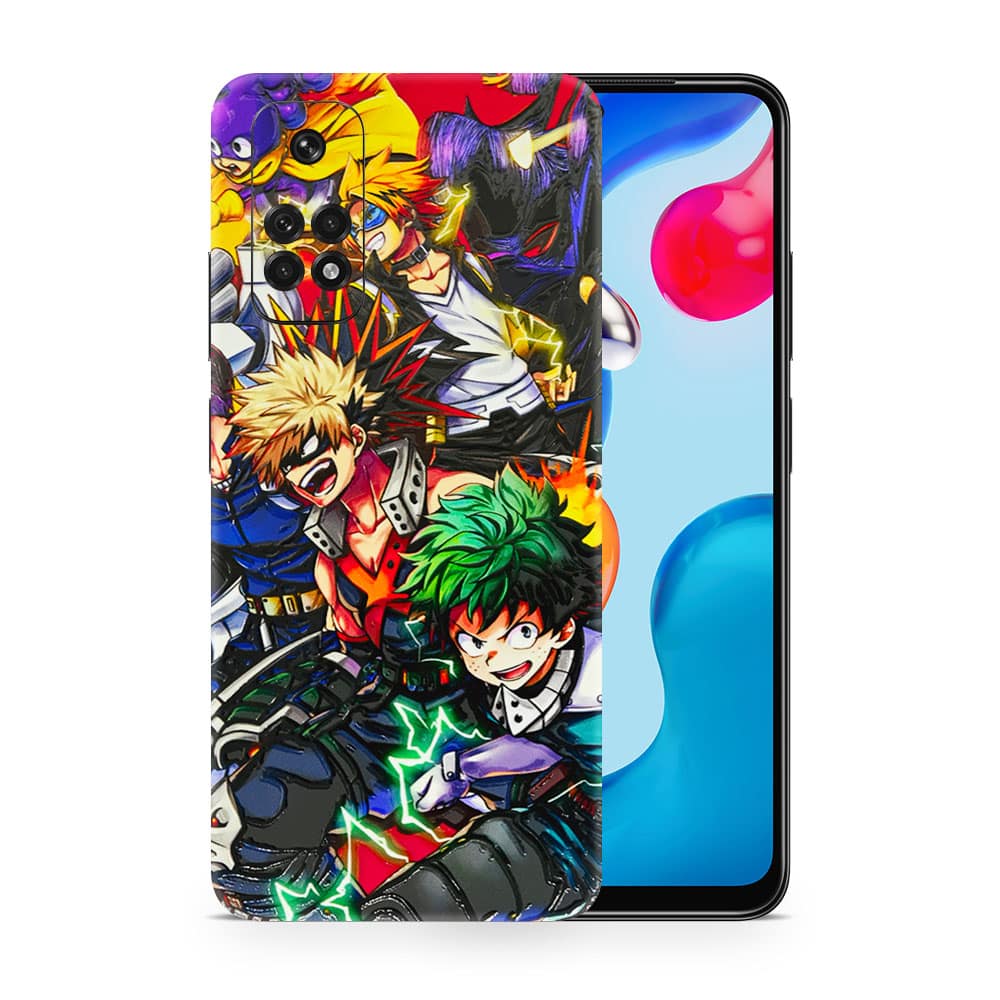 Redmi note 11 my hero 3d skin wrapitskin
