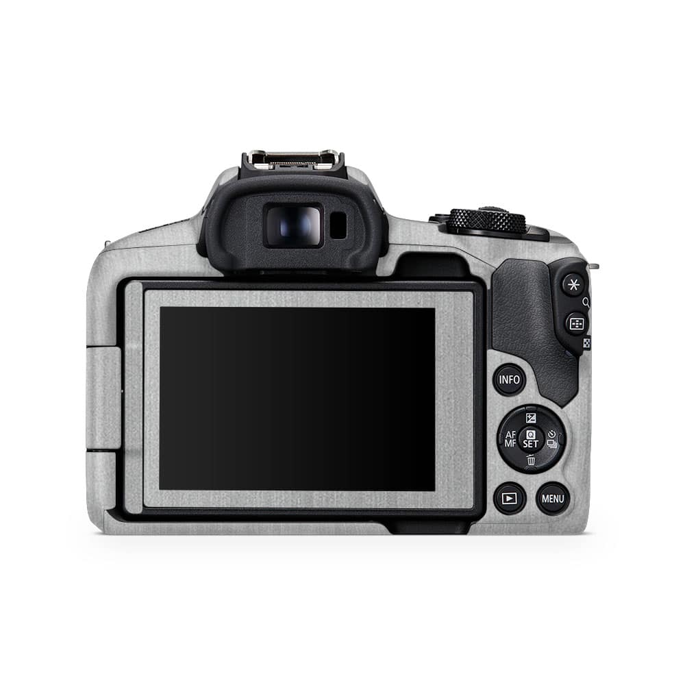 Canon eos r50 camera steel bruhsed metal skin | wrapitskin