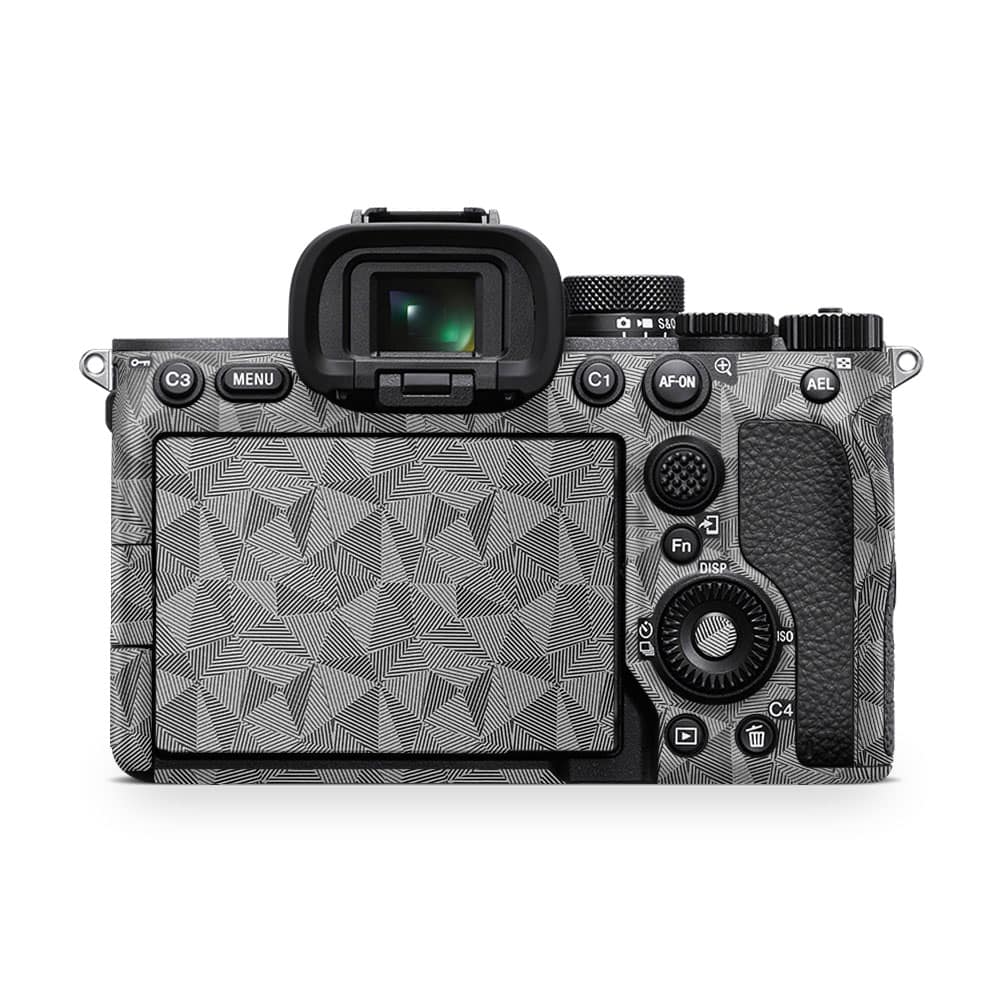 Sony alpha a7 iv camera triangle titanium skin | wrapitskin