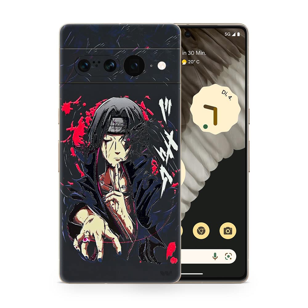 Pixel 7 pro itachi uchiha 3d skin wrapitskin