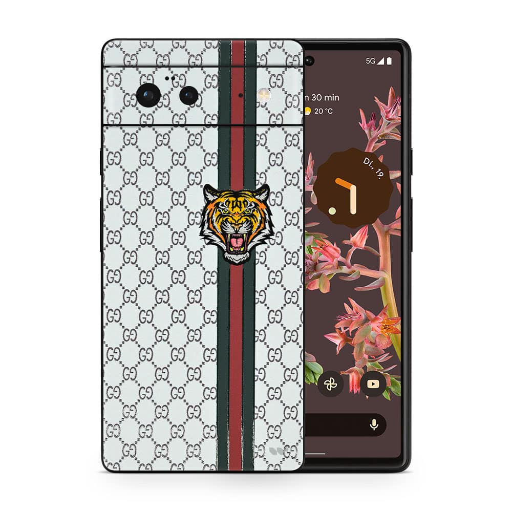 Pixel 6 gucci tiger 3d skin wrapitskin