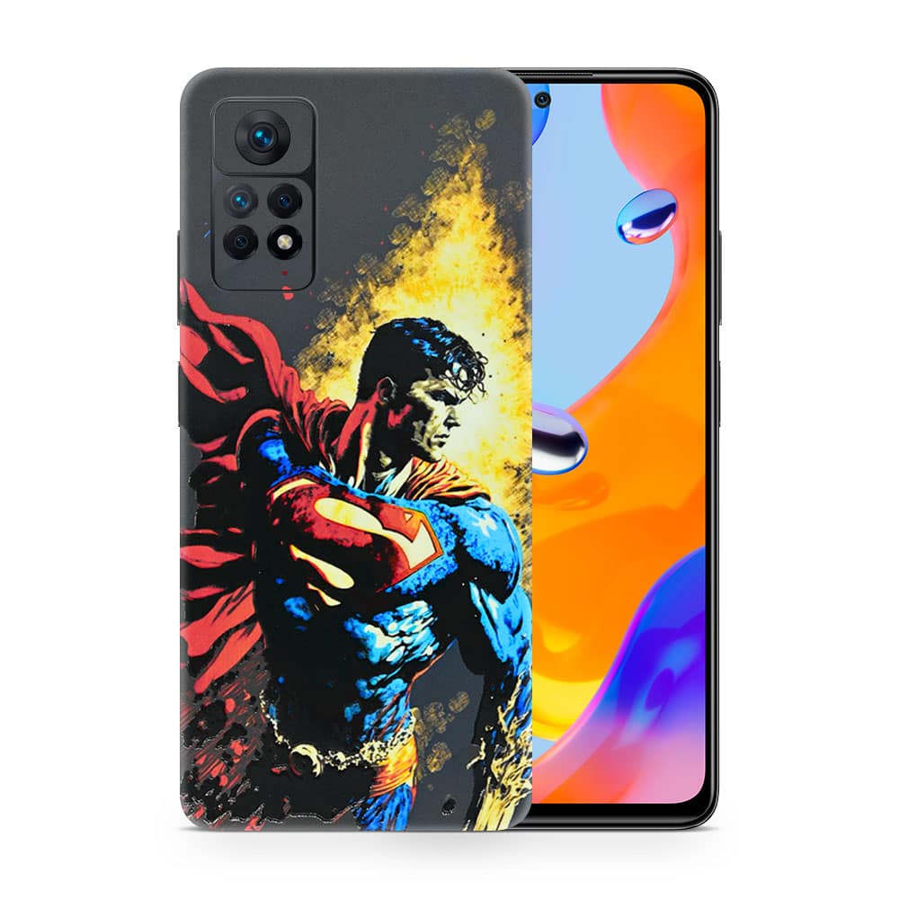 Redmi note 11 pro superman comic 3d skin wrapitskin