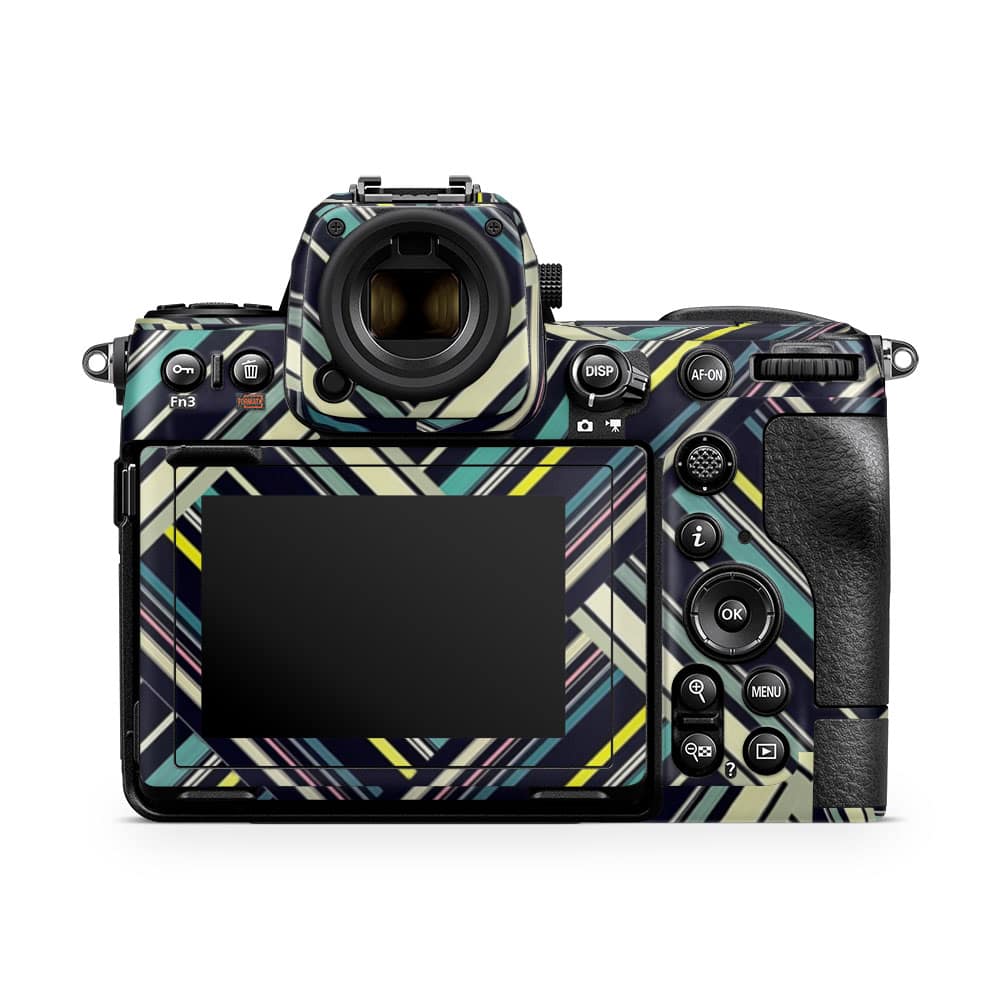 Nikon z8 mirrorless camera striped abstract skin | wrapitskin
