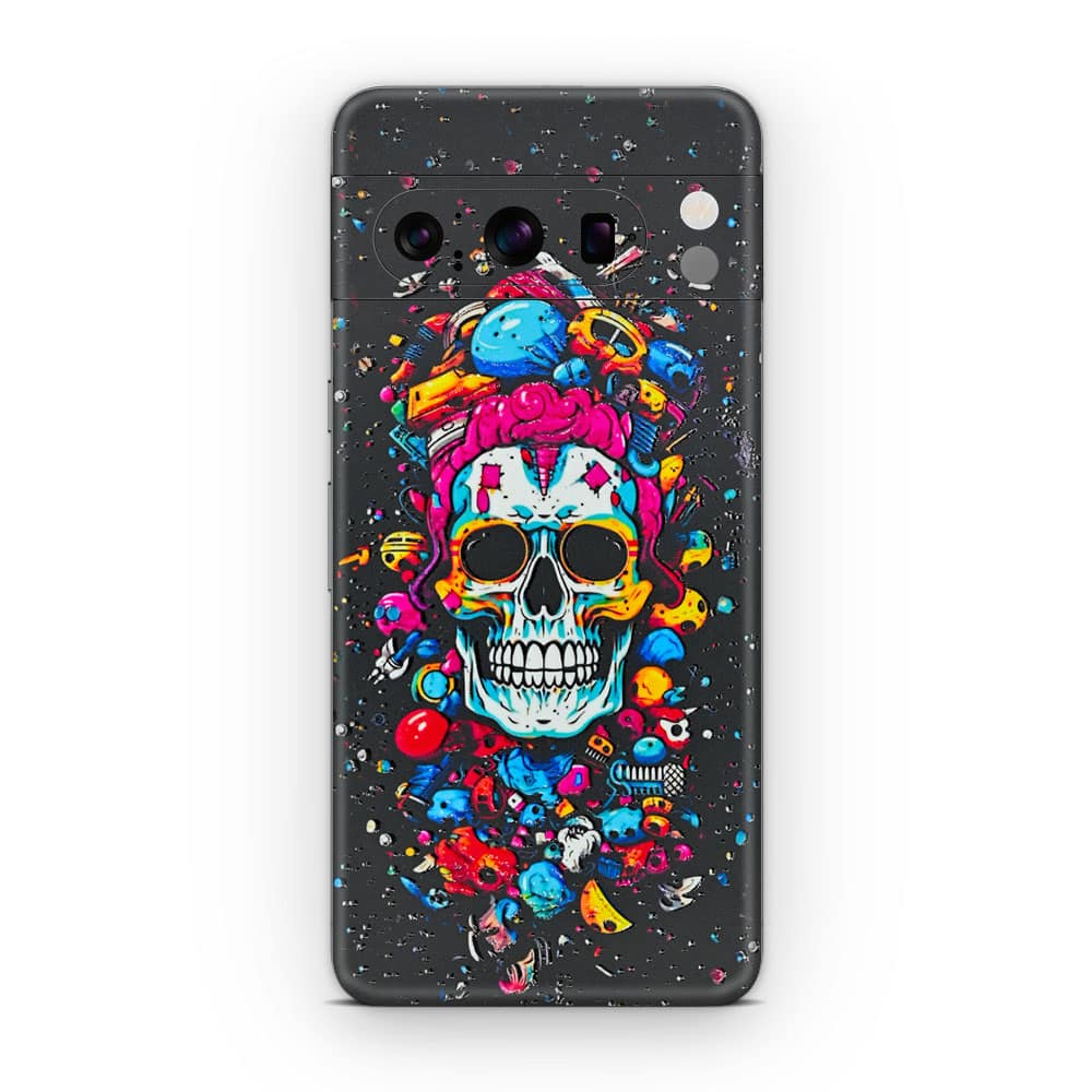 Pixel 8 pro skull 3d skin wrapitskin