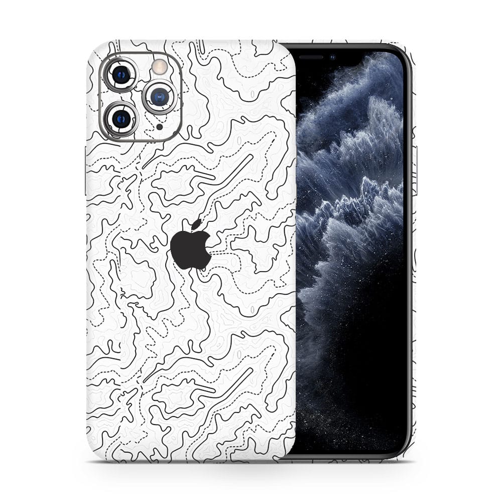 Iphone 11 pro max carbon contour series wrapitskin