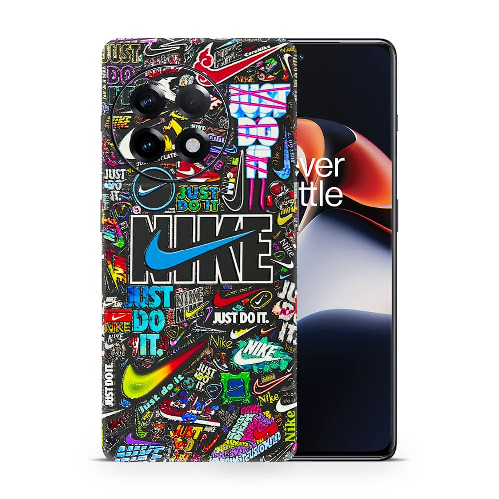 Oneplus 11r nike logos 3d skin wrapitskin