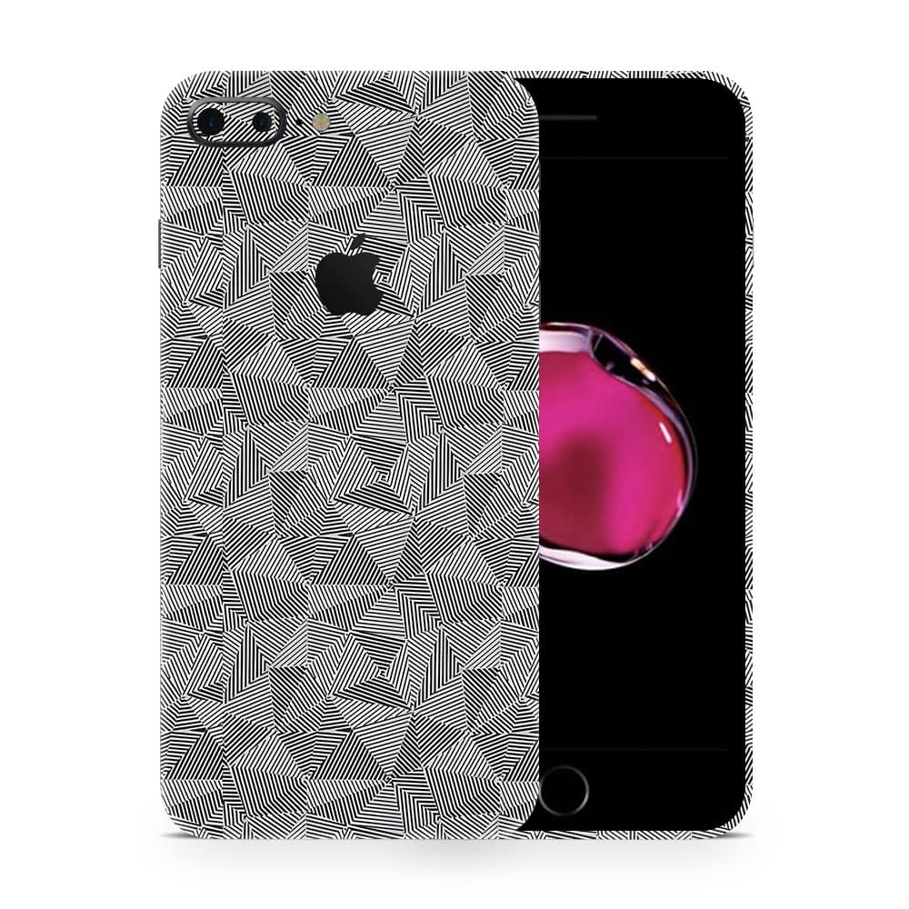 Iphone 7 plus carbon triangle series wrapitskin