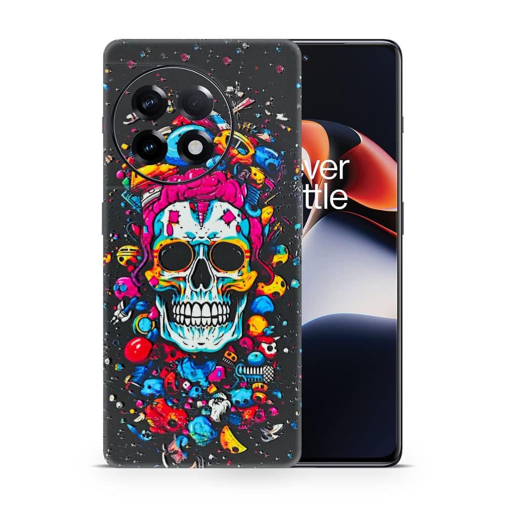 Oneplus 11r skull 3d skin wrapitskin