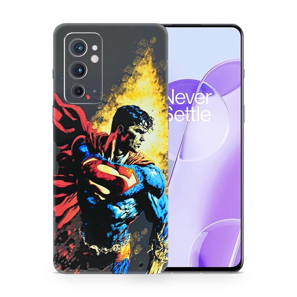 Oneplus 9rt superman comic 3d skin wrapitskin