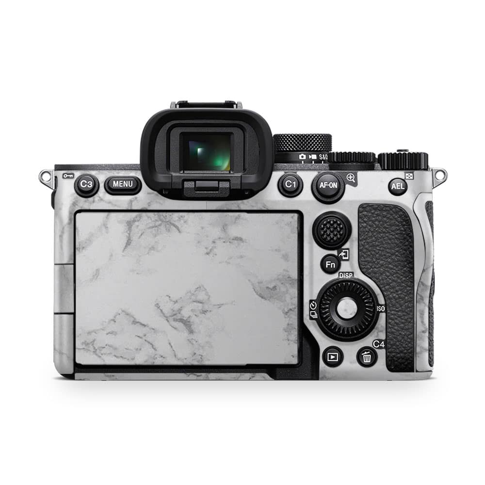 Sony alpha a7 iv camera marble white skin | wrapitskin