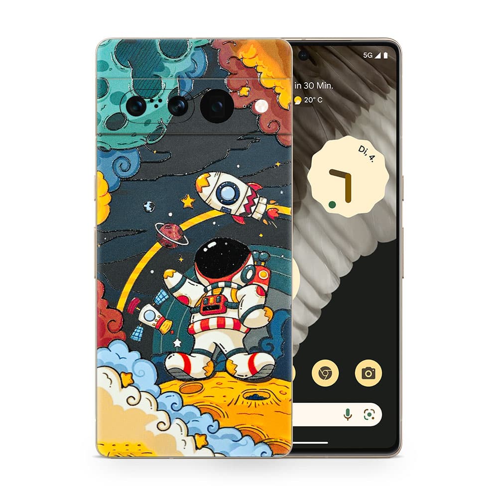 Pixel 7 pro flight planet 3d skin wrapitskin