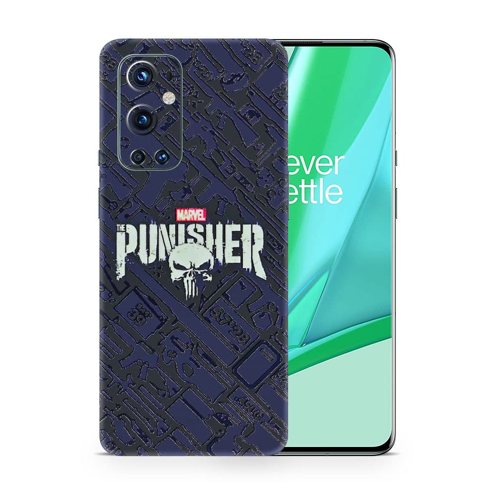 Oneplus 9 pro punisher 3d skin wrapitskin