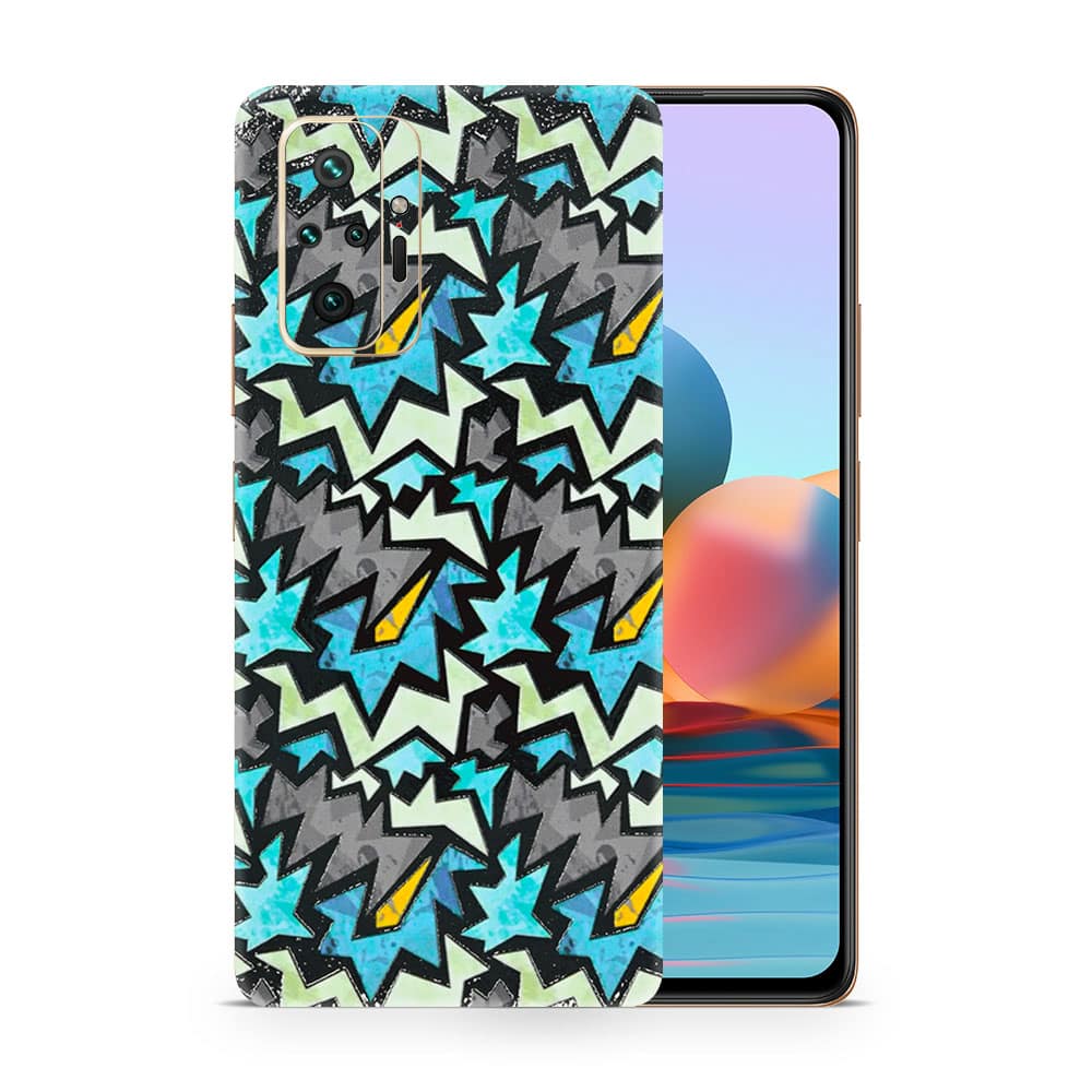 Redmi note 10 pro graffiti harmony 3d skin wrapitskin