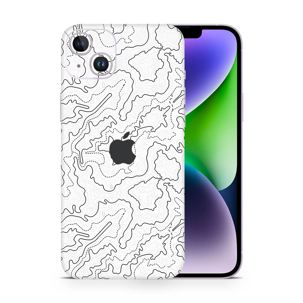 Iphone 14 plus carbon contour series wrapitskin