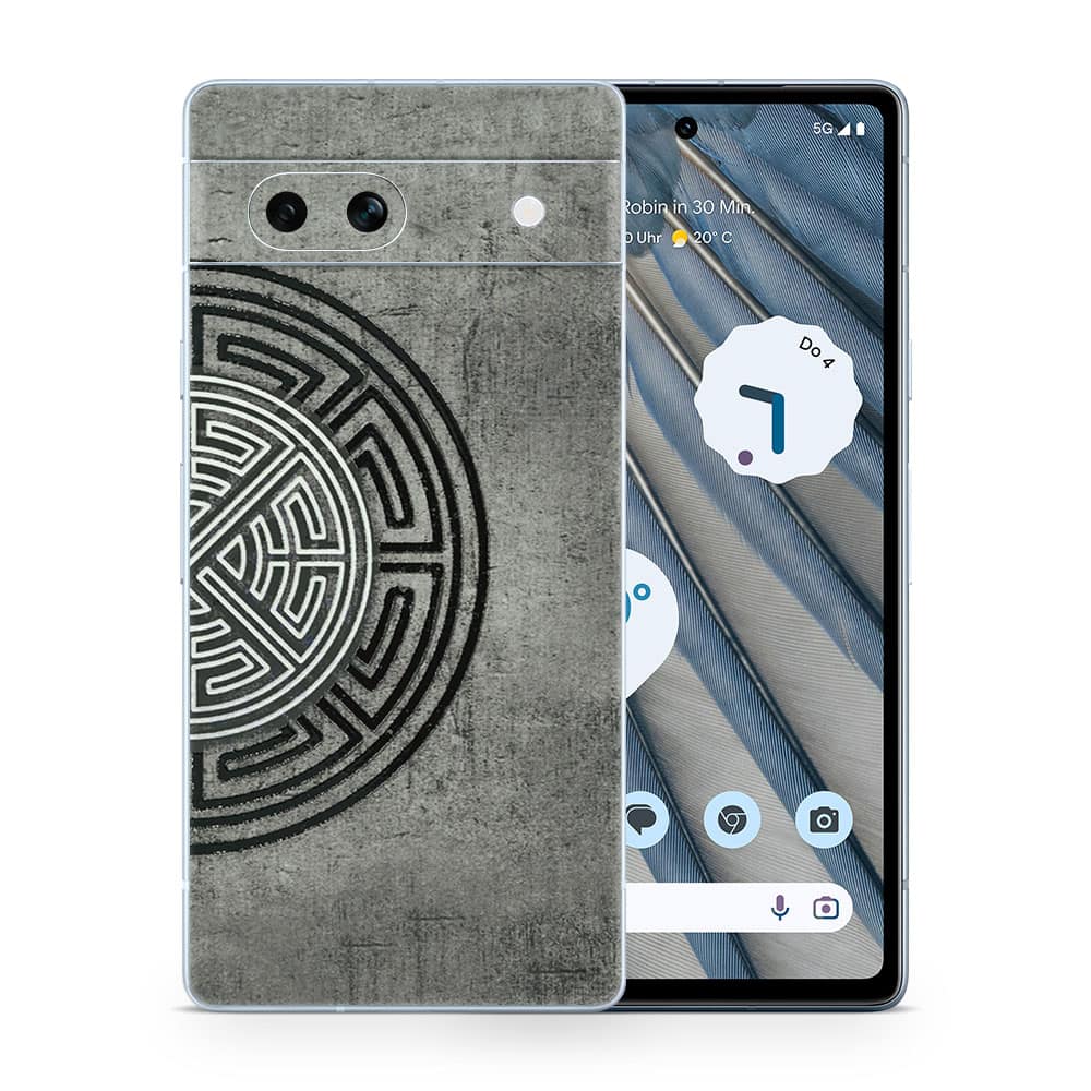 Pixel 7a the maze 3d skin wrapitskin