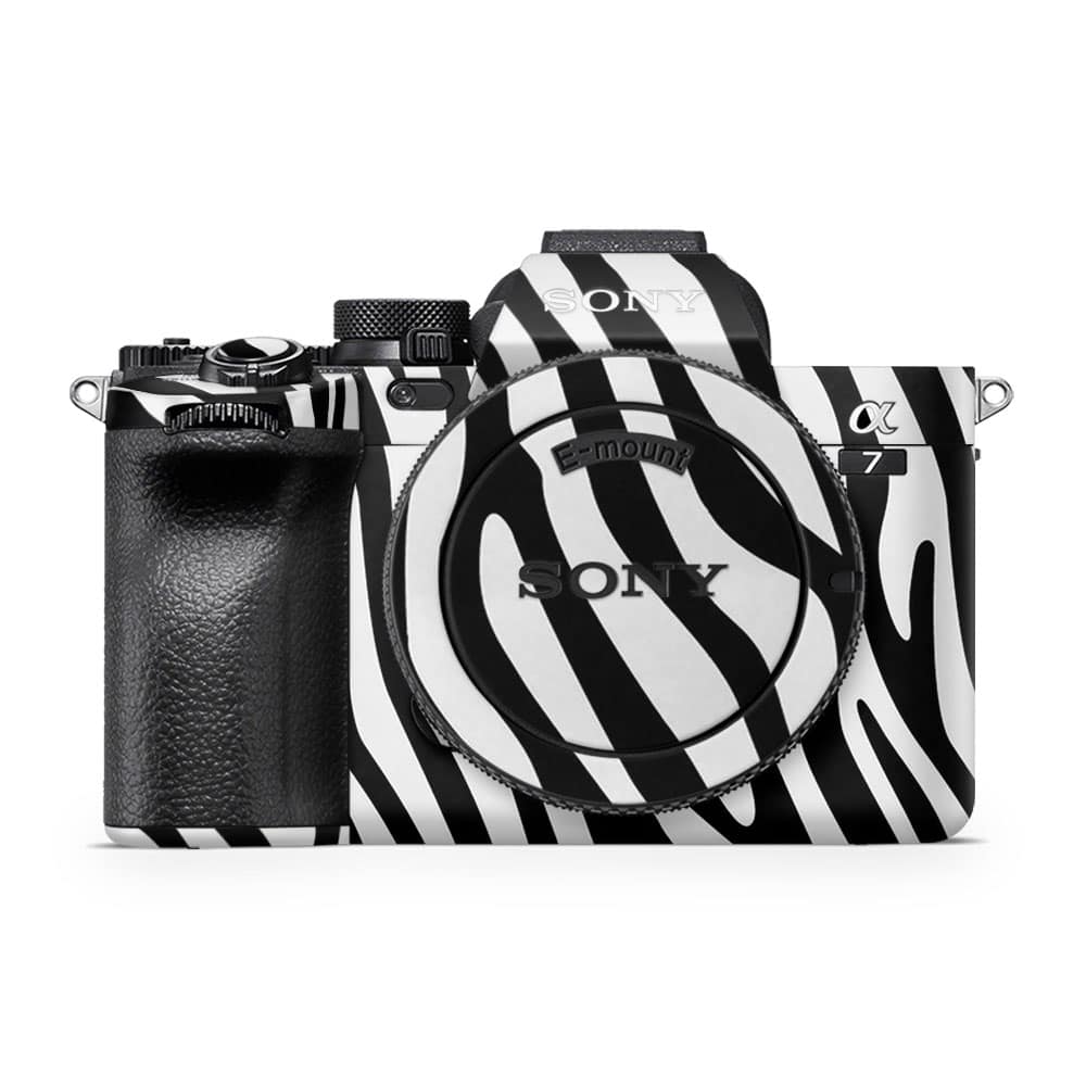 Sony alpha a7 iv black and white skin wrapitskin
