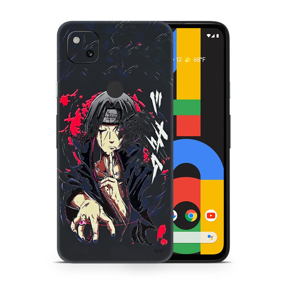 Pixel 4a itachi uchiha 3d skin wrapitskin