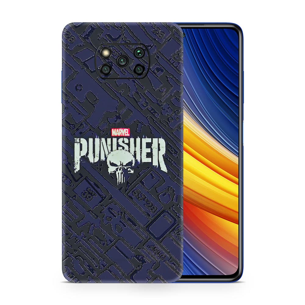 Poco x3 punisher 3d skin wrapitskin