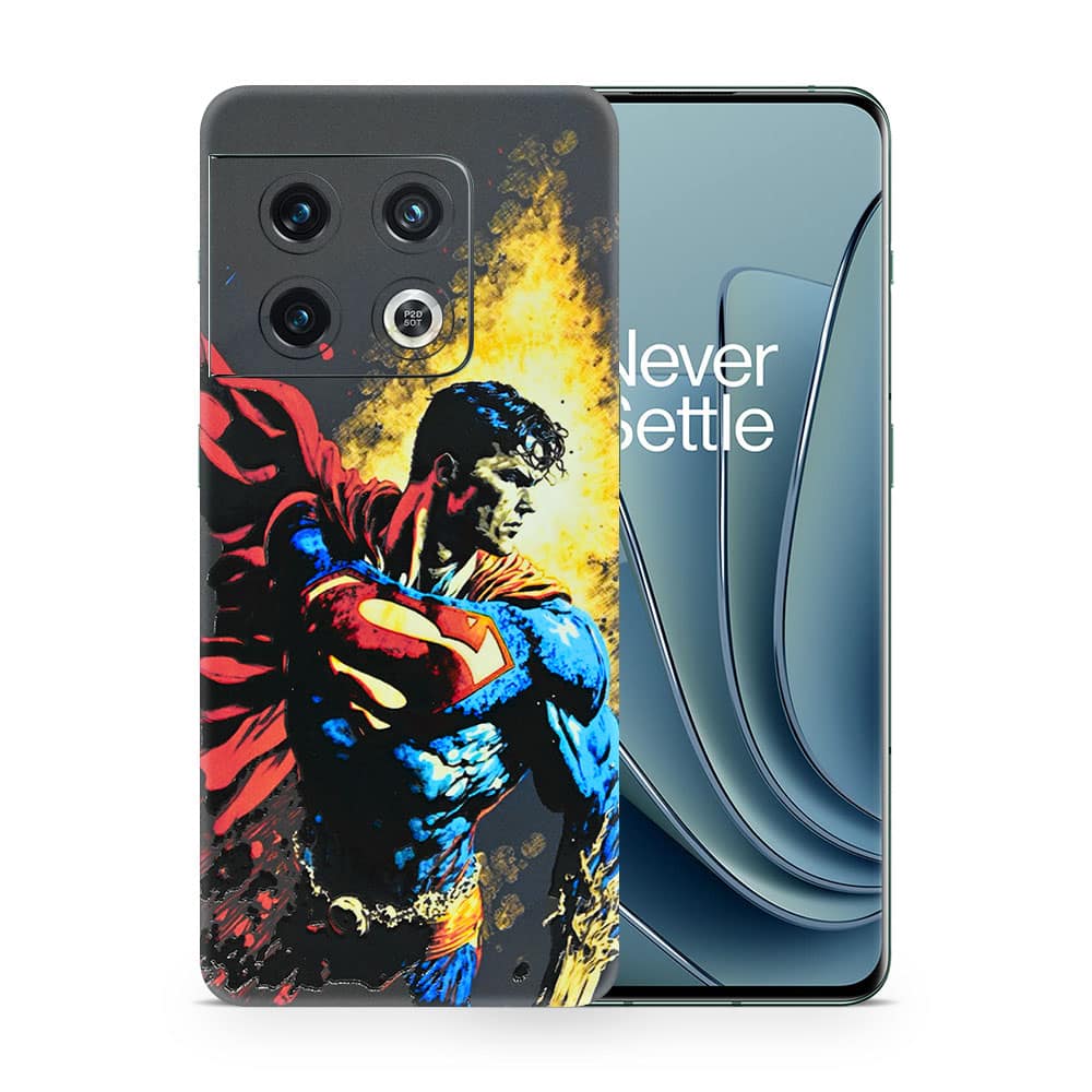 Oneplus 10 pro superman comic 3d skin wrapitskin