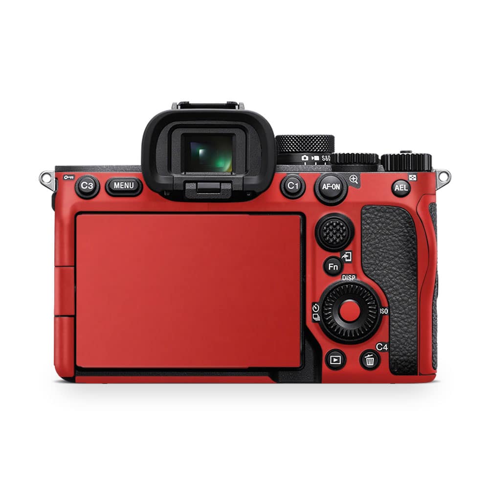 Sony alpha a7 iv camera matte red skin | wrapitskin