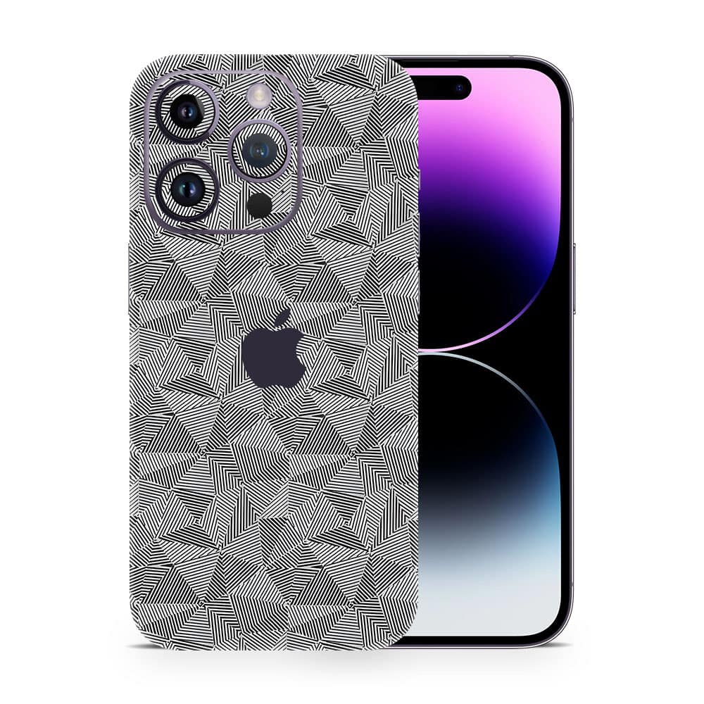 Iphone 14 pro carbon triangle series wrapitskin
