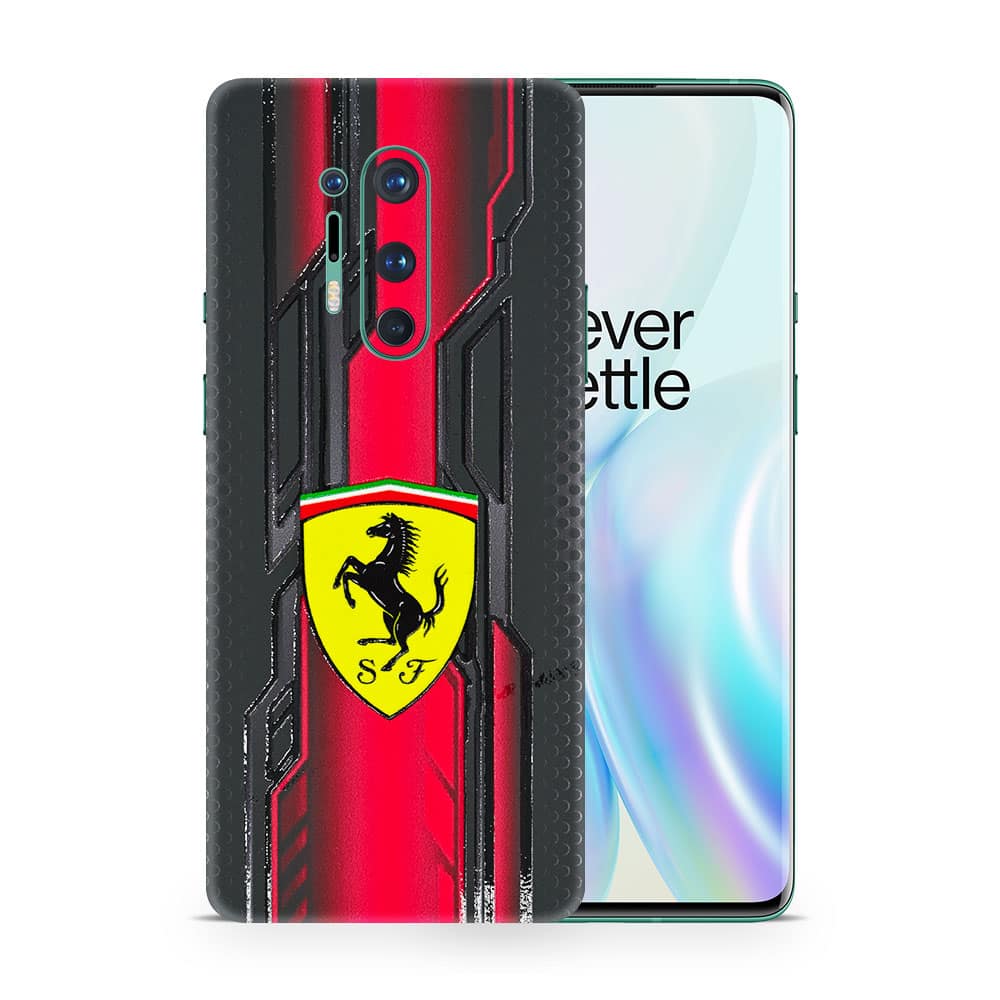Oneplus 8 pro ferrari's legacy 3d skin wrapitskin