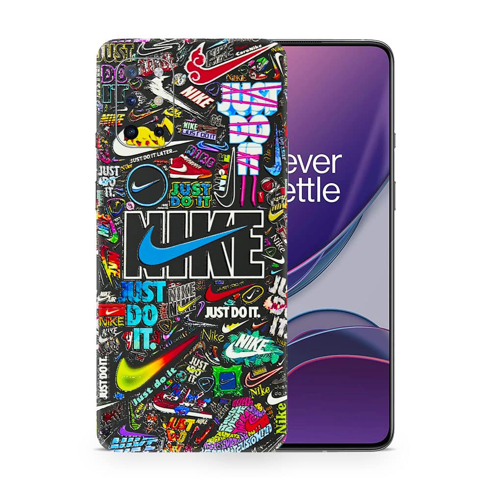 Oneplus 8t nike logos 3d skin wrapitskin