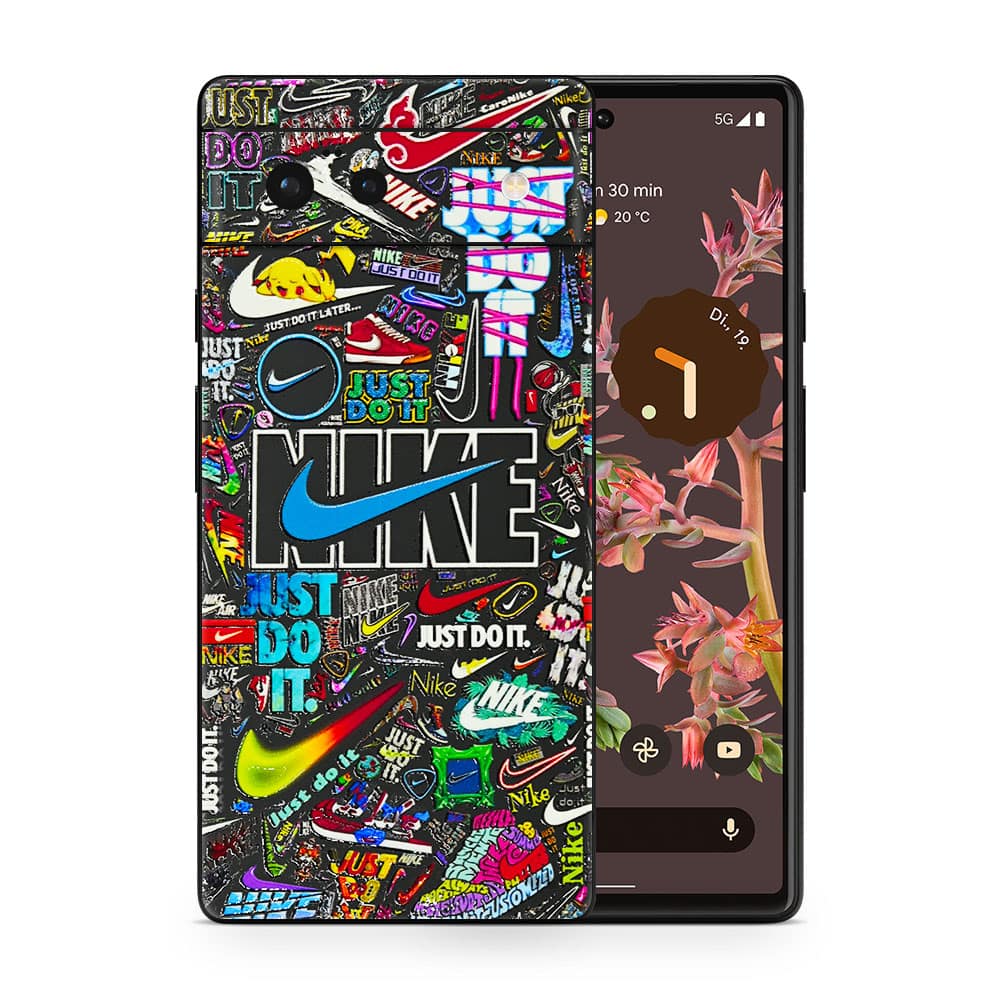 Pixel 6 nike logos 3d skin wrapitskin