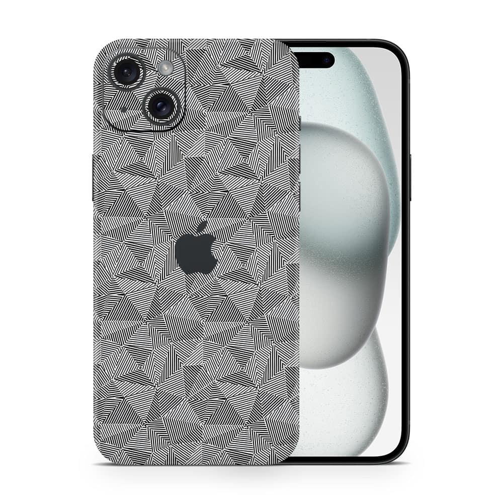 Iphone 15 plus carbon triangle series wrapitskin