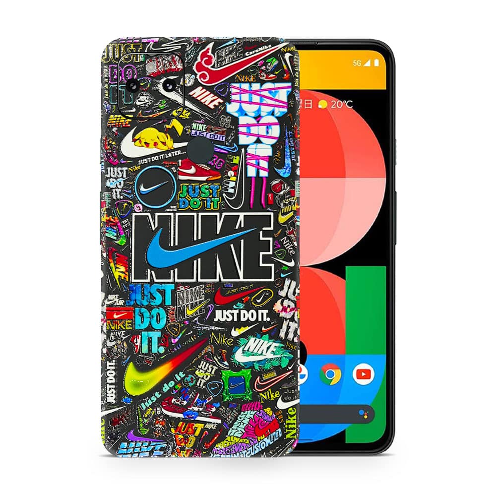 Pixel 5a 5g nike logos 3d skin wrapitskin