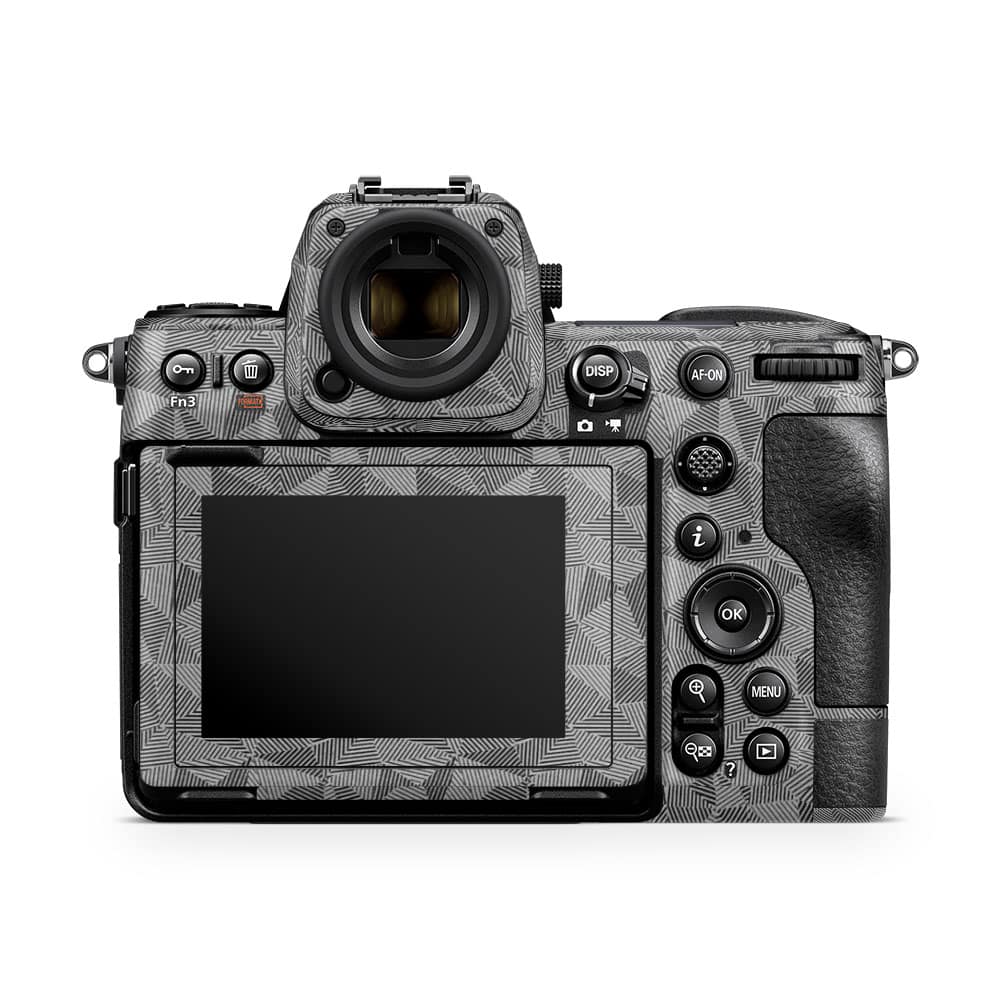 Nikon z8 mirrorless camera triangle titanium skin | wrapitskin