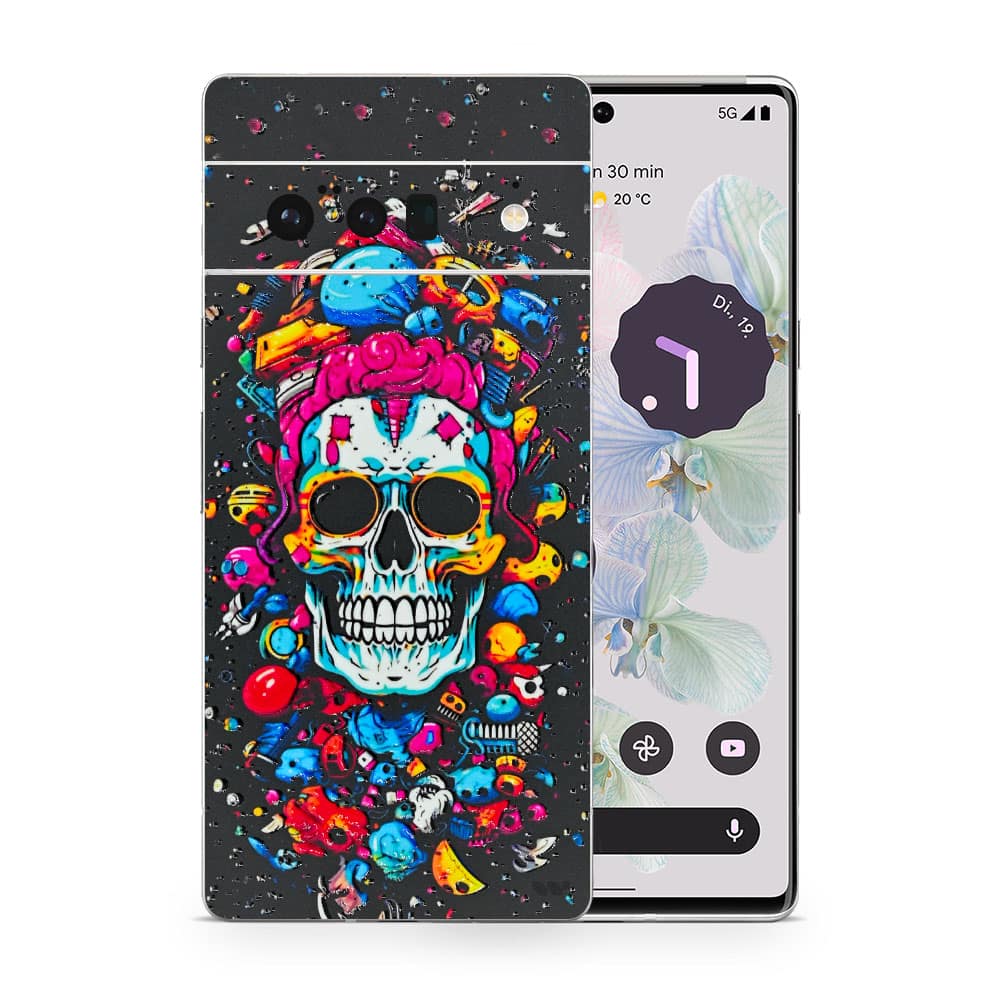 Pixel 6 pro skull 3d skin wrapitskin