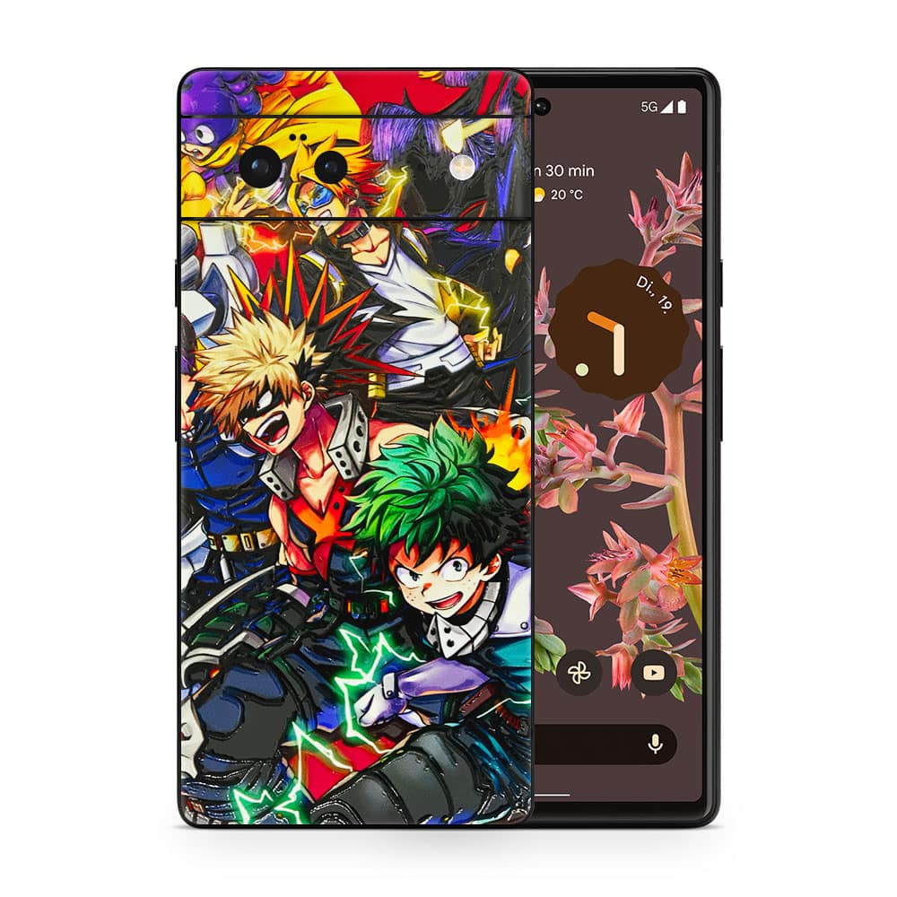 Pixel 6 my hero 3d skin wrapitskin